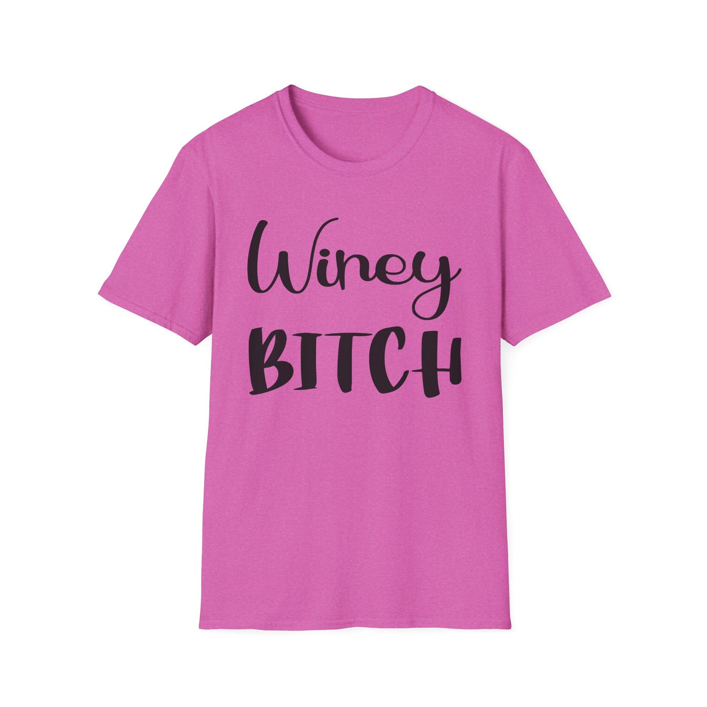 Winey Bitch Unisex Softstyle T-Shirt - Perfect for Wine Lovers & Fun Gatherings