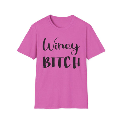 Winey Bitch Unisex Softstyle T-Shirt - Perfect for Wine Lovers & Fun Gatherings