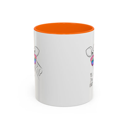Funny Giraffe Coffee Mug - "Yes, I'm Crazy" - Perfect Gift for Animal Lovers