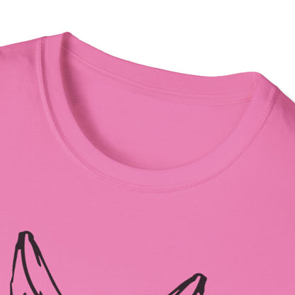 Hip Hop Bunny Graphic T-Shirt - Unisex Softstyle Tee for Music Lovers