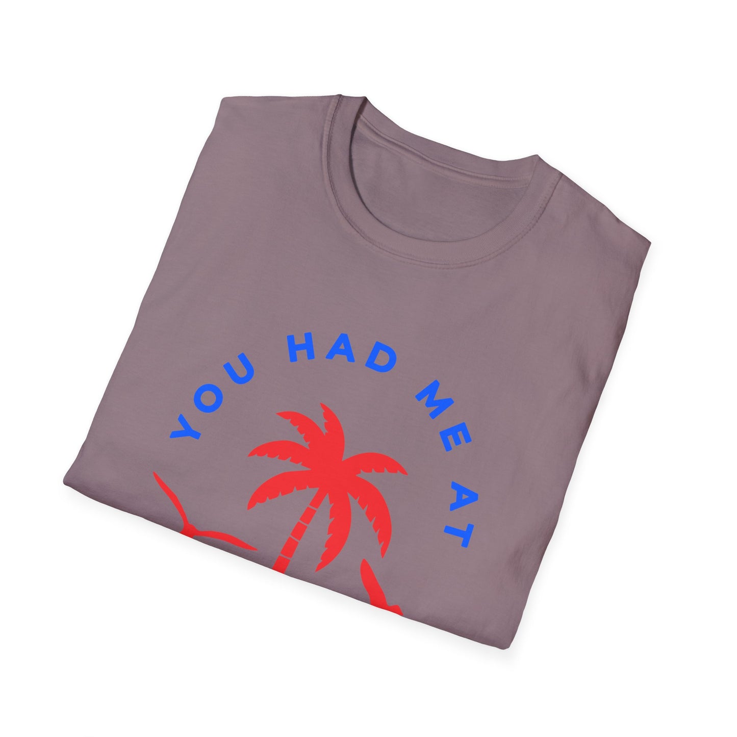 You Had Me at Stay Home T-Shirt - Casual Unisex Softstyle Tee for Relaxed Living