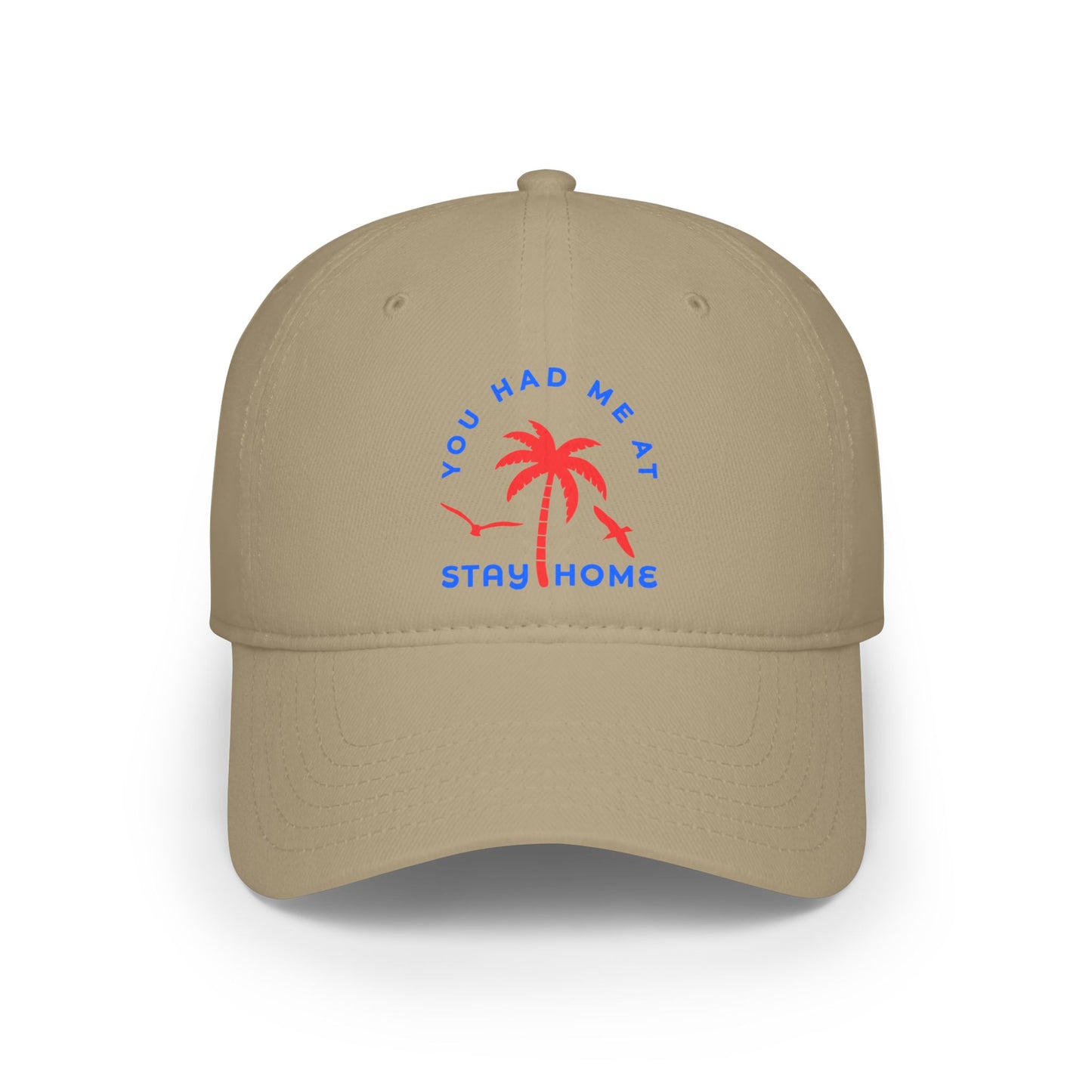 Stay Home Palm Tree Baseball Cap - Casual Summer Hat
