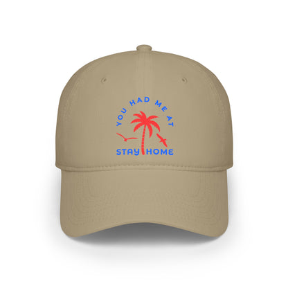 Stay Home Palm Tree Baseball Cap - Casual Summer Hat
