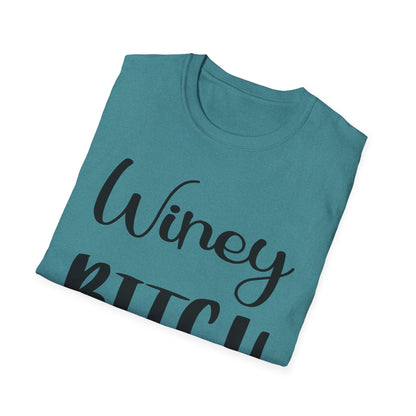 Winey Bitch Unisex Softstyle T-Shirt - Perfect for Wine Lovers & Fun Gatherings