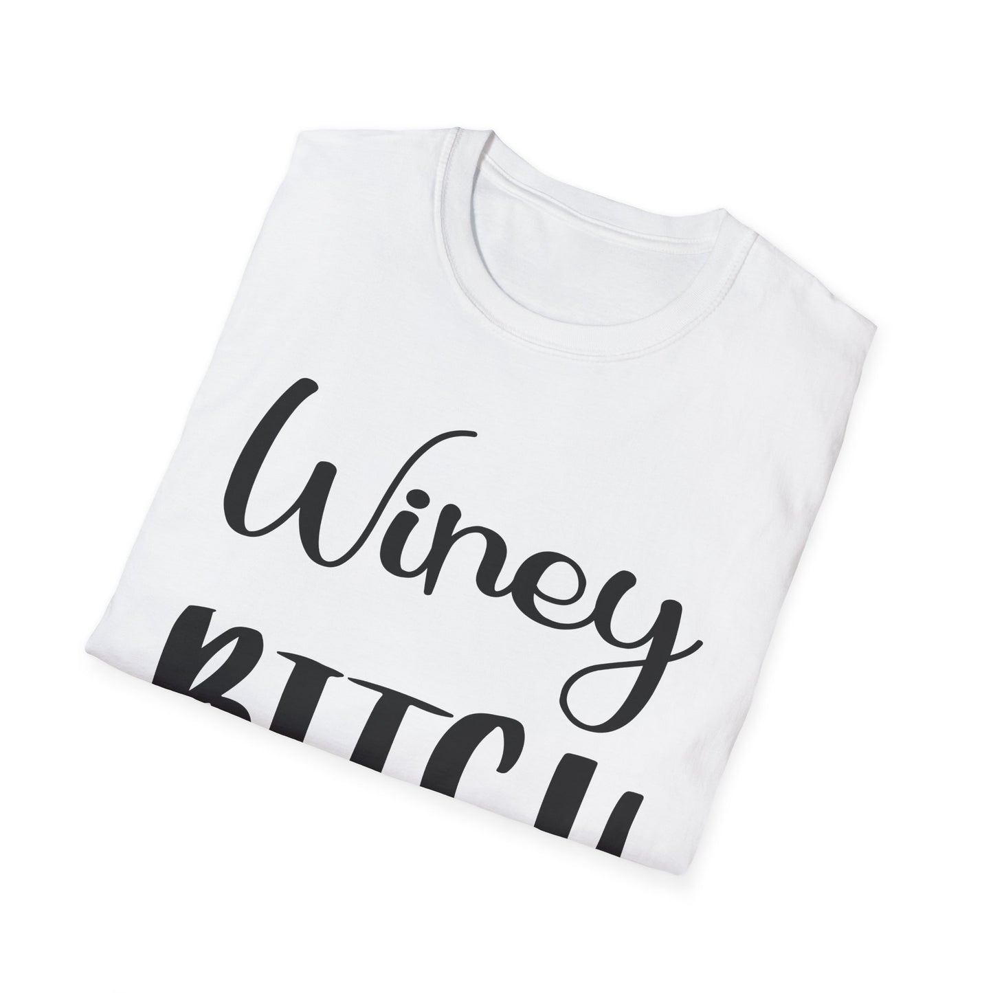 Winey Bitch Unisex Softstyle T-Shirt - Perfect for Wine Lovers & Fun Gatherings