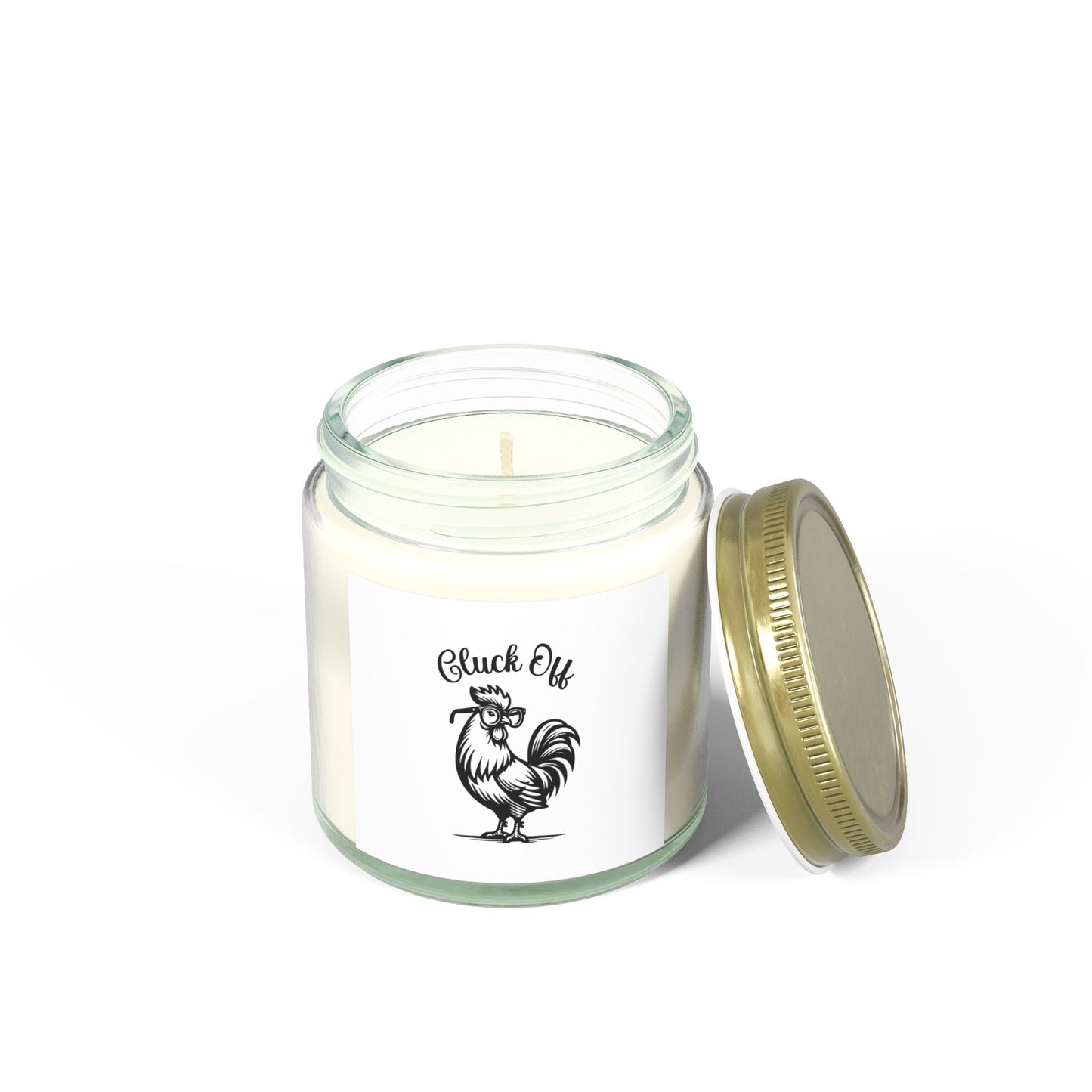Cluck Off Scented Candle - Coconut Apricot Wax (4oz & 9oz)