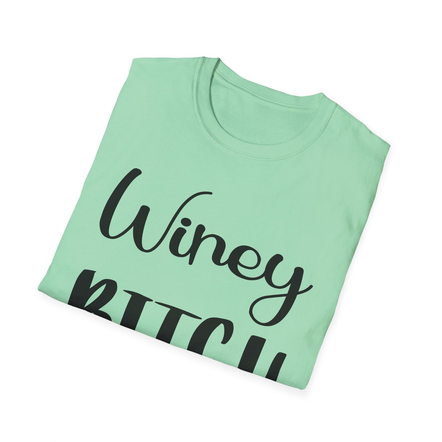 Winey Bitch Unisex Softstyle T-Shirt - Perfect for Wine Lovers & Fun Gatherings