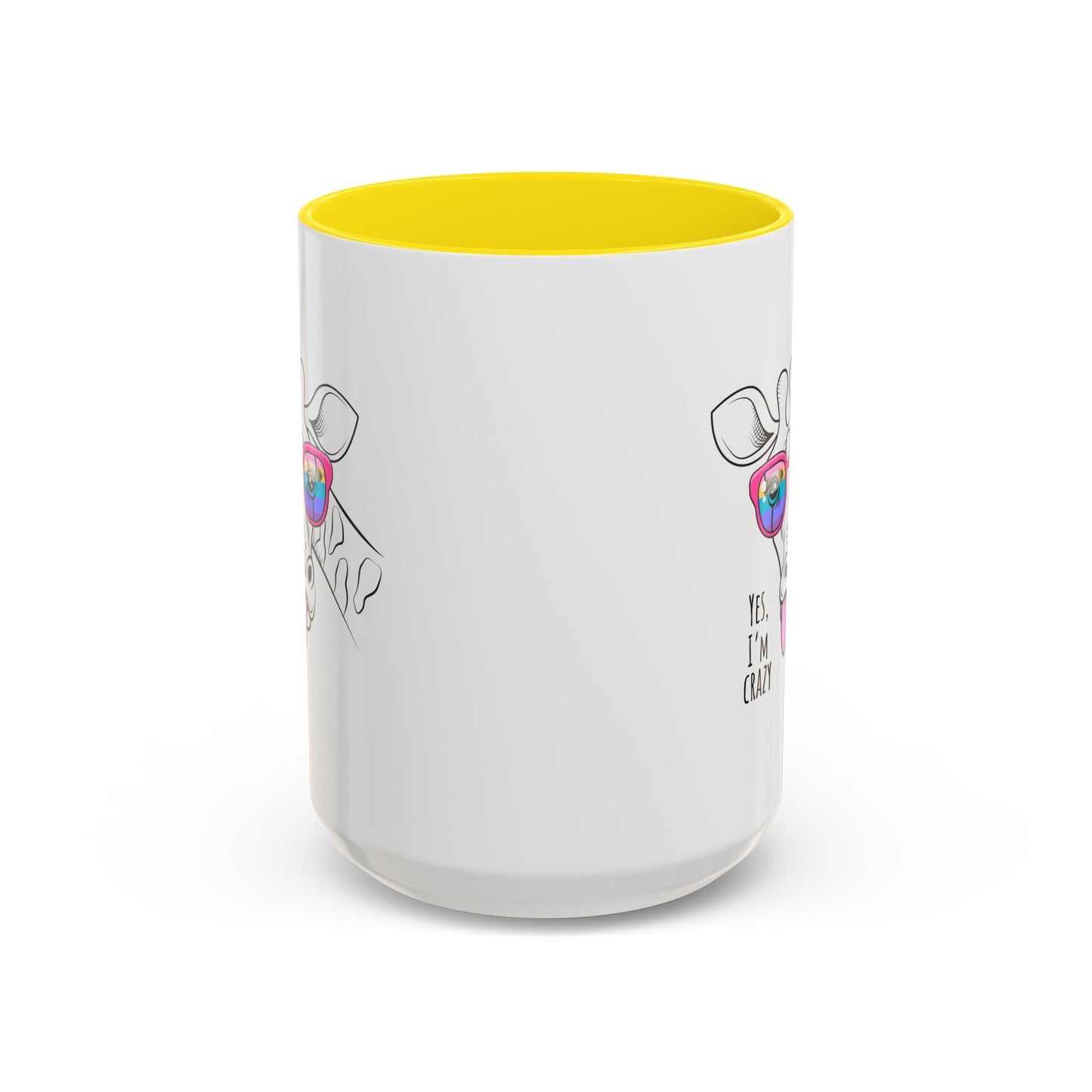 Funny Giraffe Coffee Mug - "Yes, I'm Crazy" - Perfect Gift for Animal Lovers