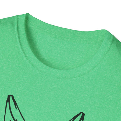 Hip Hop Bunny Graphic T-Shirt - Unisex Softstyle Tee for Music Lovers