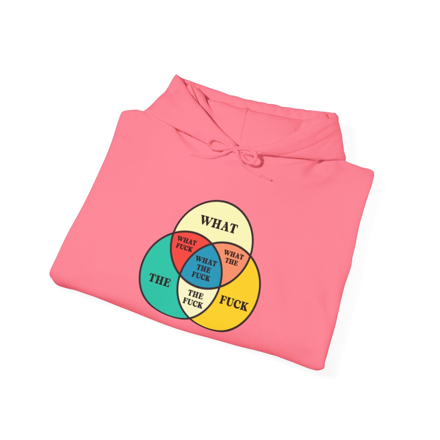Funny Venn Diagram Hoodie - Unisex Heavy Blend™ - What The F*** Design