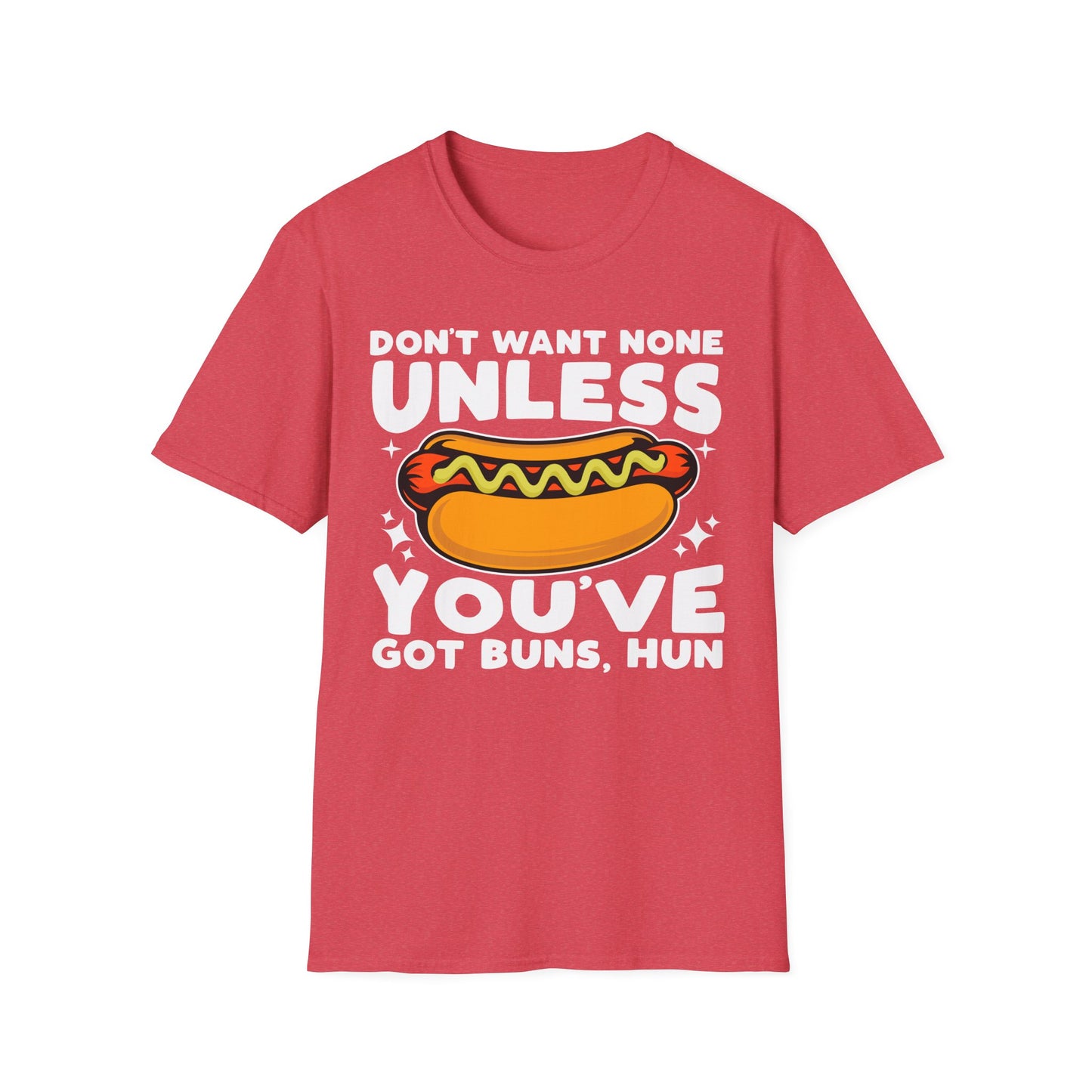 Funny Foodie Unisex T-Shirt - Hot Dog Buns Humor