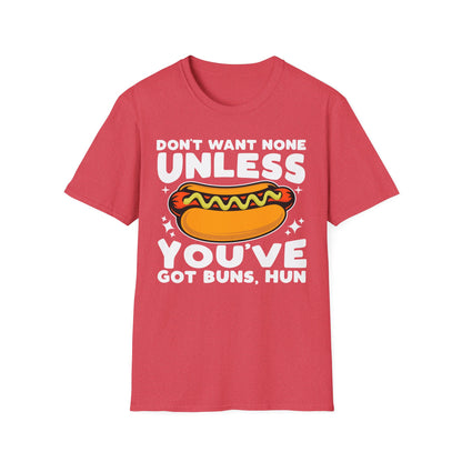 Funny Foodie Unisex T-Shirt - Hot Dog Buns Humor