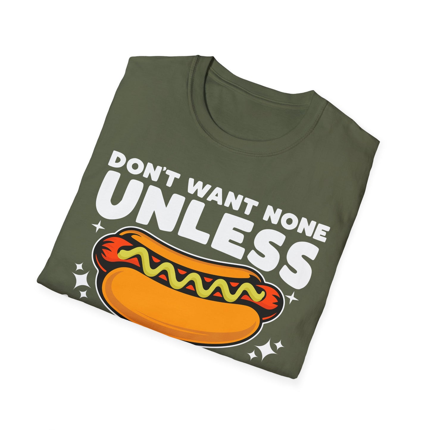 Funny Foodie Unisex T-Shirt - Hot Dog Buns Humor