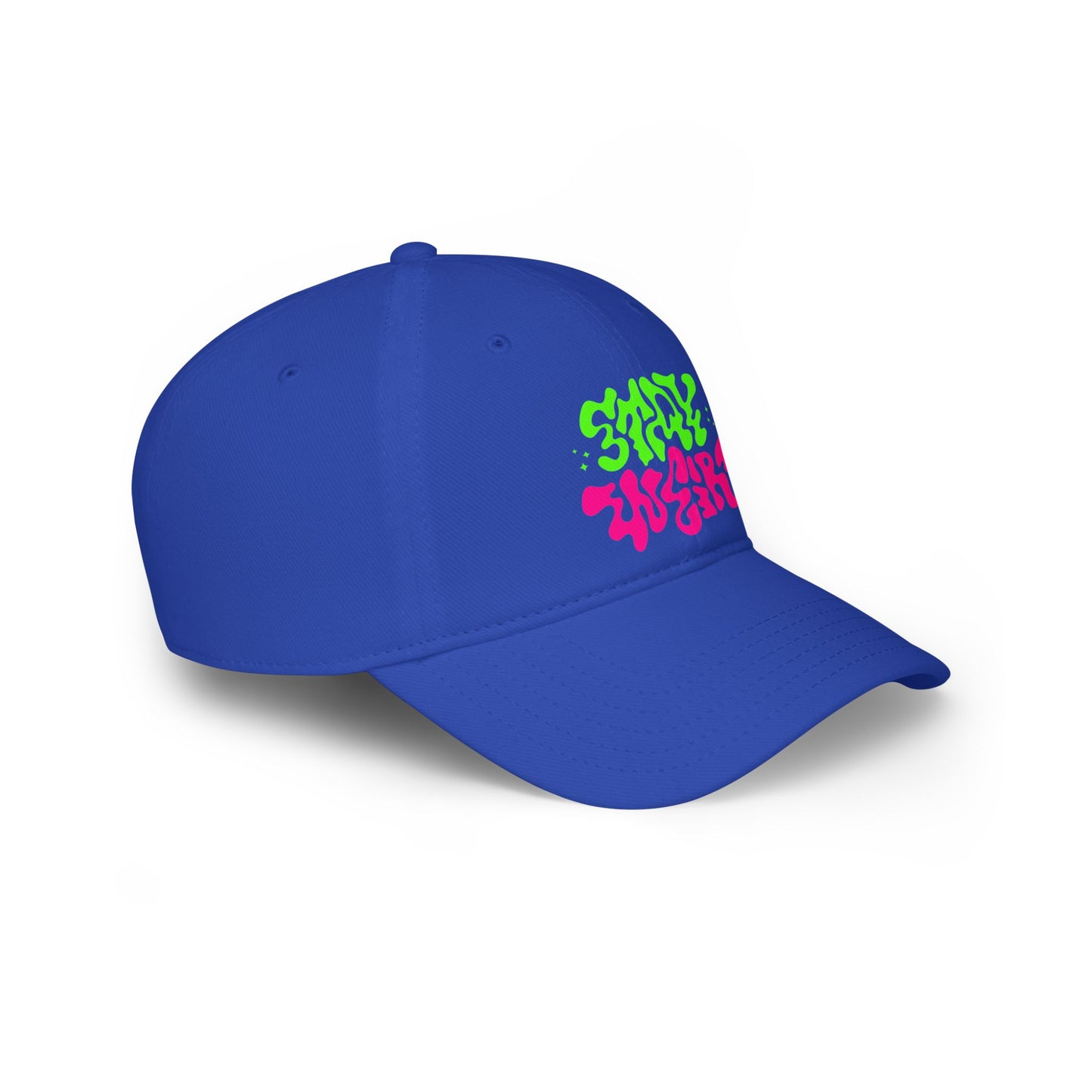 Stay Weird Neon Baseball Cap | Trendy Low Profile Hat for Oddballs & Creatives