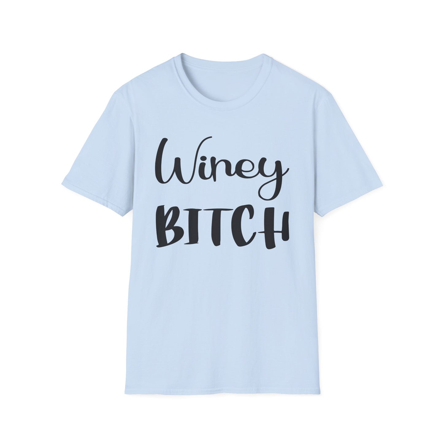 Winey Bitch Unisex Softstyle T-Shirt - Perfect for Wine Lovers & Fun Gatherings