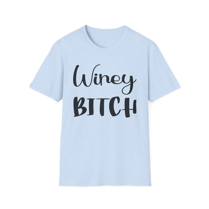 Winey Bitch Unisex Softstyle T-Shirt - Perfect for Wine Lovers & Fun Gatherings