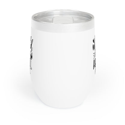 Chill Wine Tumbler - Insulated Wine Cup for Relaxing Nights and Celebrations