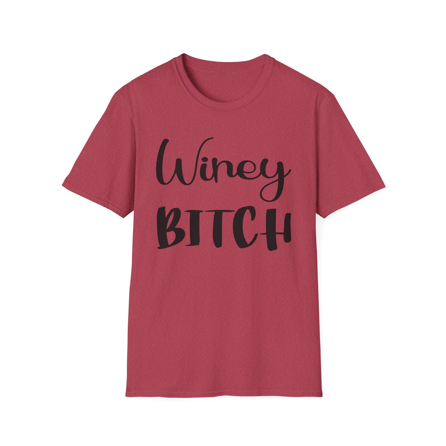 Winey Bitch Unisex Softstyle T-Shirt - Perfect for Wine Lovers & Fun Gatherings