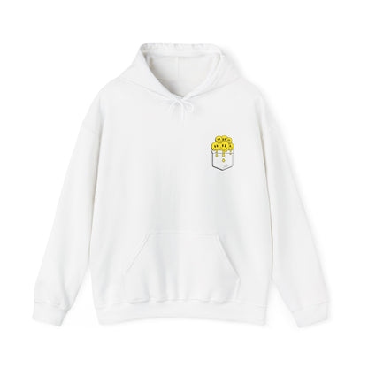 Smiley Face Pocket Hooded Sweatshirt for All Seasons