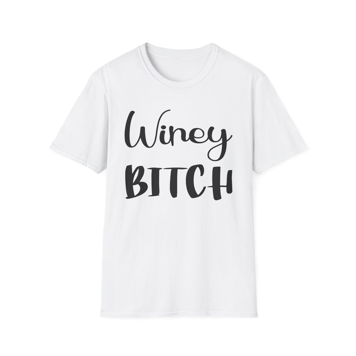 Winey Bitch Unisex Softstyle T-Shirt - Perfect for Wine Lovers & Fun Gatherings