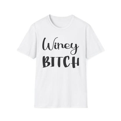 Winey Bitch Unisex Softstyle T-Shirt - Perfect for Wine Lovers & Fun Gatherings