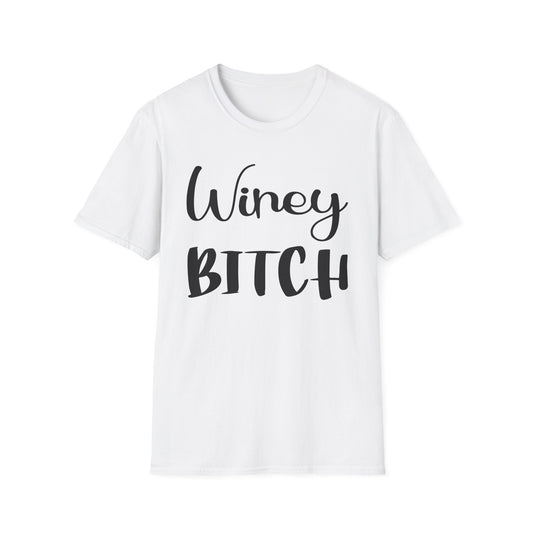 Winey Bitch Unisex Softstyle T-Shirt - Perfect for Wine Lovers & Fun Gatherings