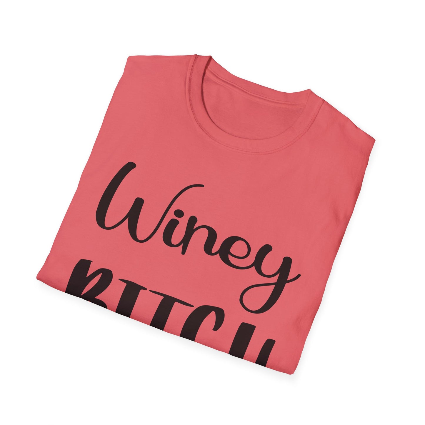 Winey Bitch Unisex Softstyle T-Shirt - Perfect for Wine Lovers & Fun Gatherings