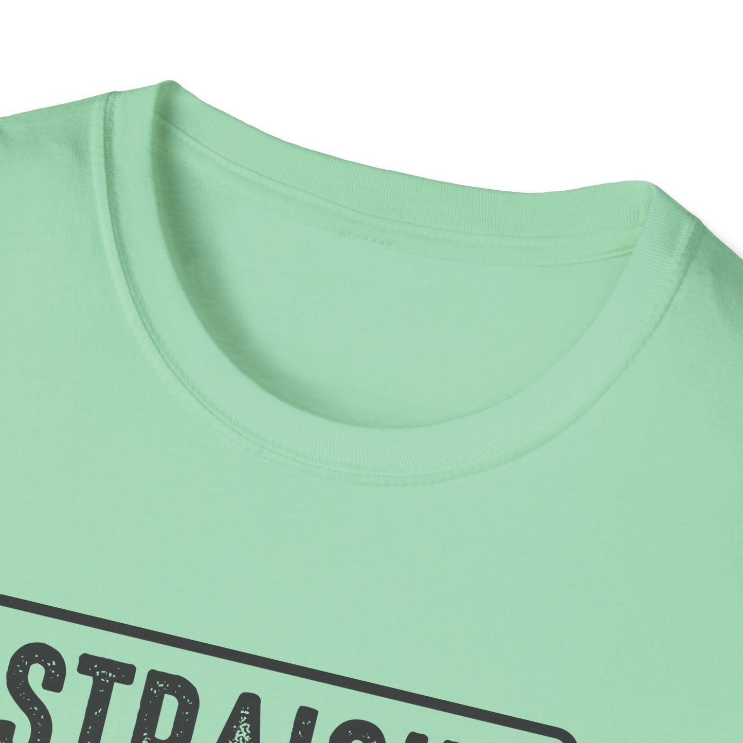 Straight Outta Money Unisex Softstyle T-Shirt | Funny Casual Tee for Budgeting Enthusiasts