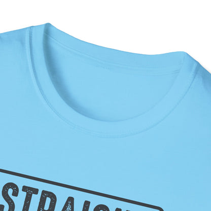 Straight Outta Money Unisex Softstyle T-Shirt | Funny Casual Tee for Budgeting Enthusiasts
