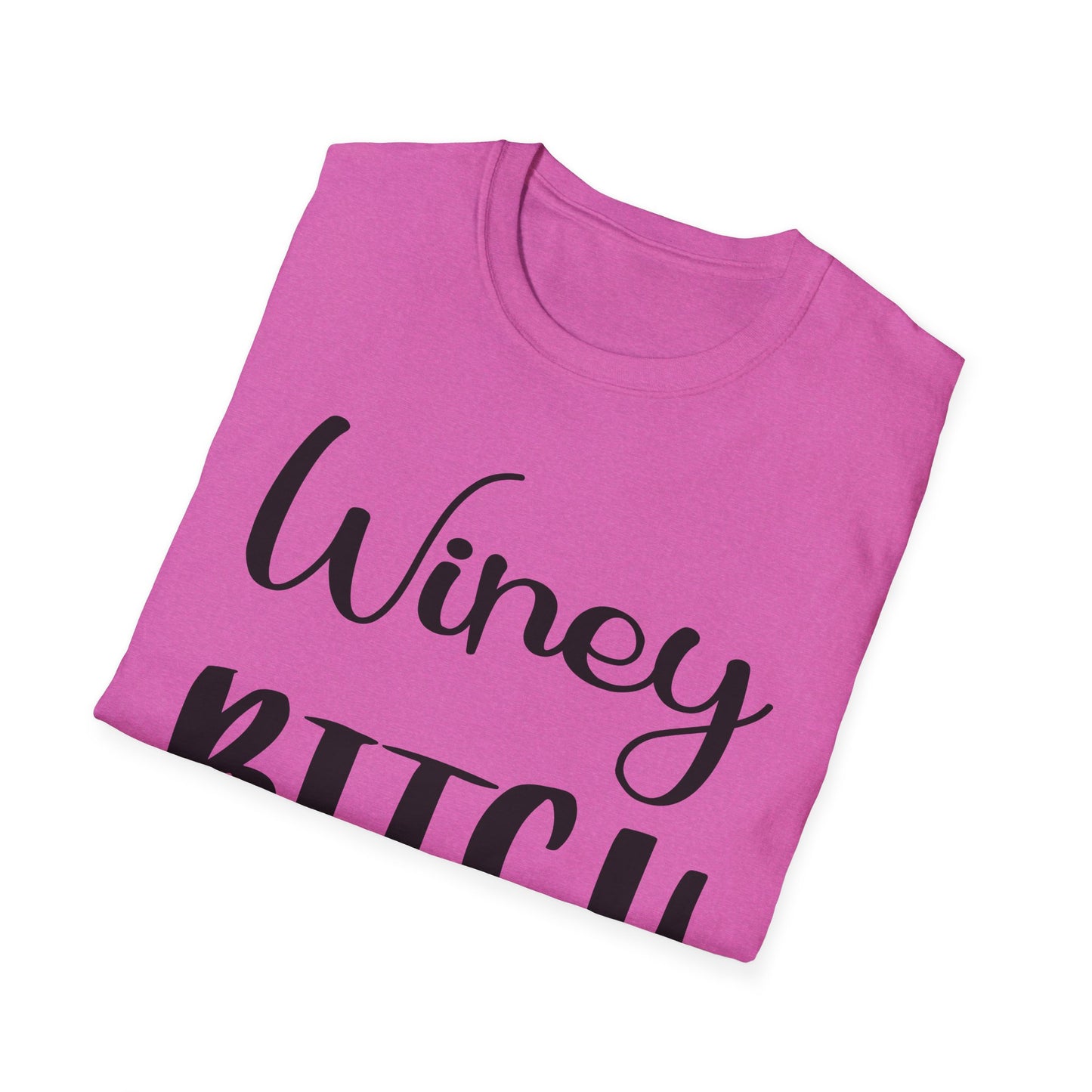 Winey Bitch Unisex Softstyle T-Shirt - Perfect for Wine Lovers & Fun Gatherings