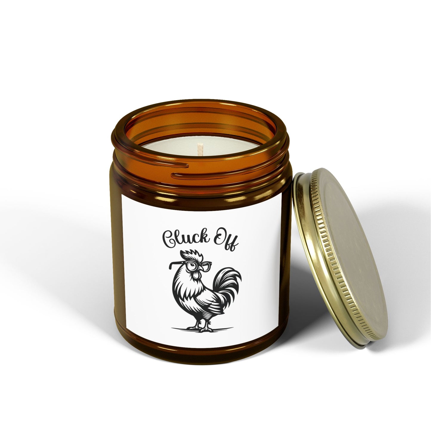 Cluck Off Scented Candle - Coconut Apricot Wax (4oz & 9oz)