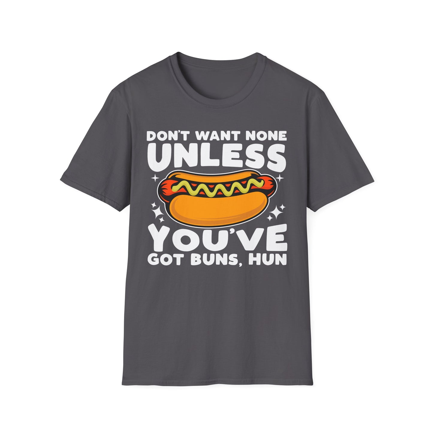 Funny Foodie Unisex T-Shirt - Hot Dog Buns Humor