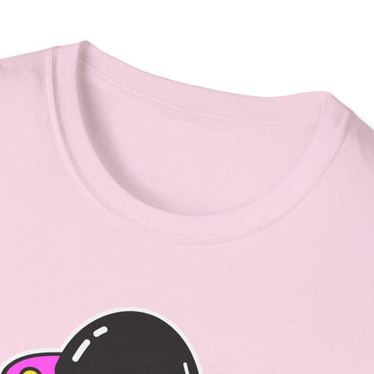 UFO Alien Smile Graphic T-Shirt | Fun Unisex Softstyle Tee for Casual Wear