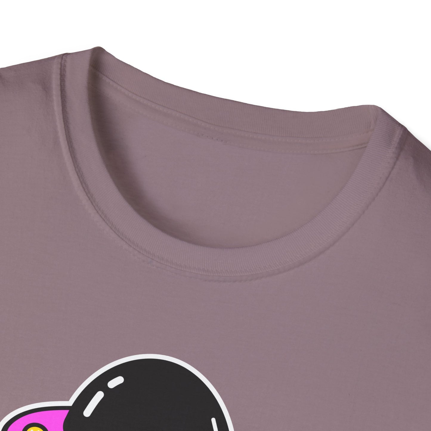 UFO Alien Smile Graphic T-Shirt | Fun Unisex Softstyle Tee for Casual Wear