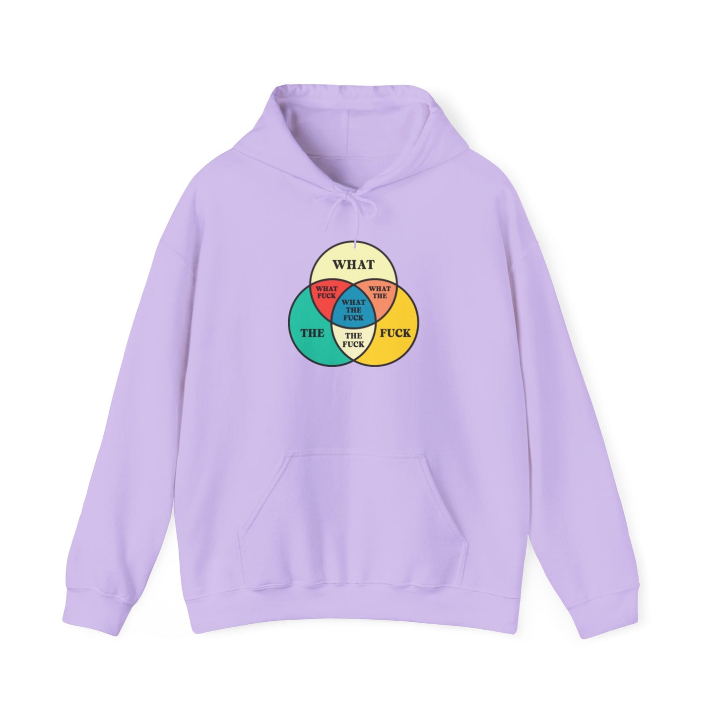 Funny Venn Diagram Hoodie - Unisex Heavy Blend™ - What The F*** Design