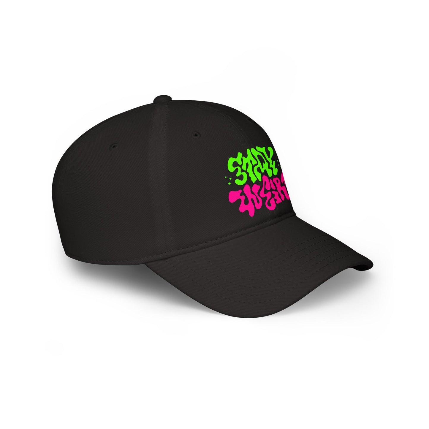 Stay Weird Neon Baseball Cap | Trendy Low Profile Hat for Oddballs & Creatives