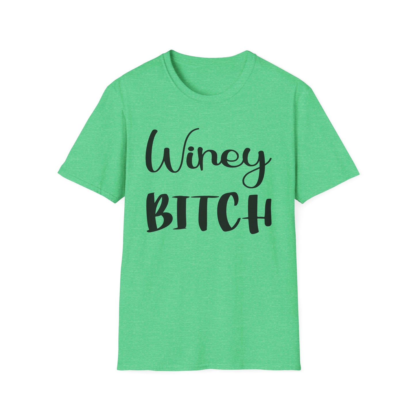 Winey Bitch Unisex Softstyle T-Shirt - Perfect for Wine Lovers & Fun Gatherings