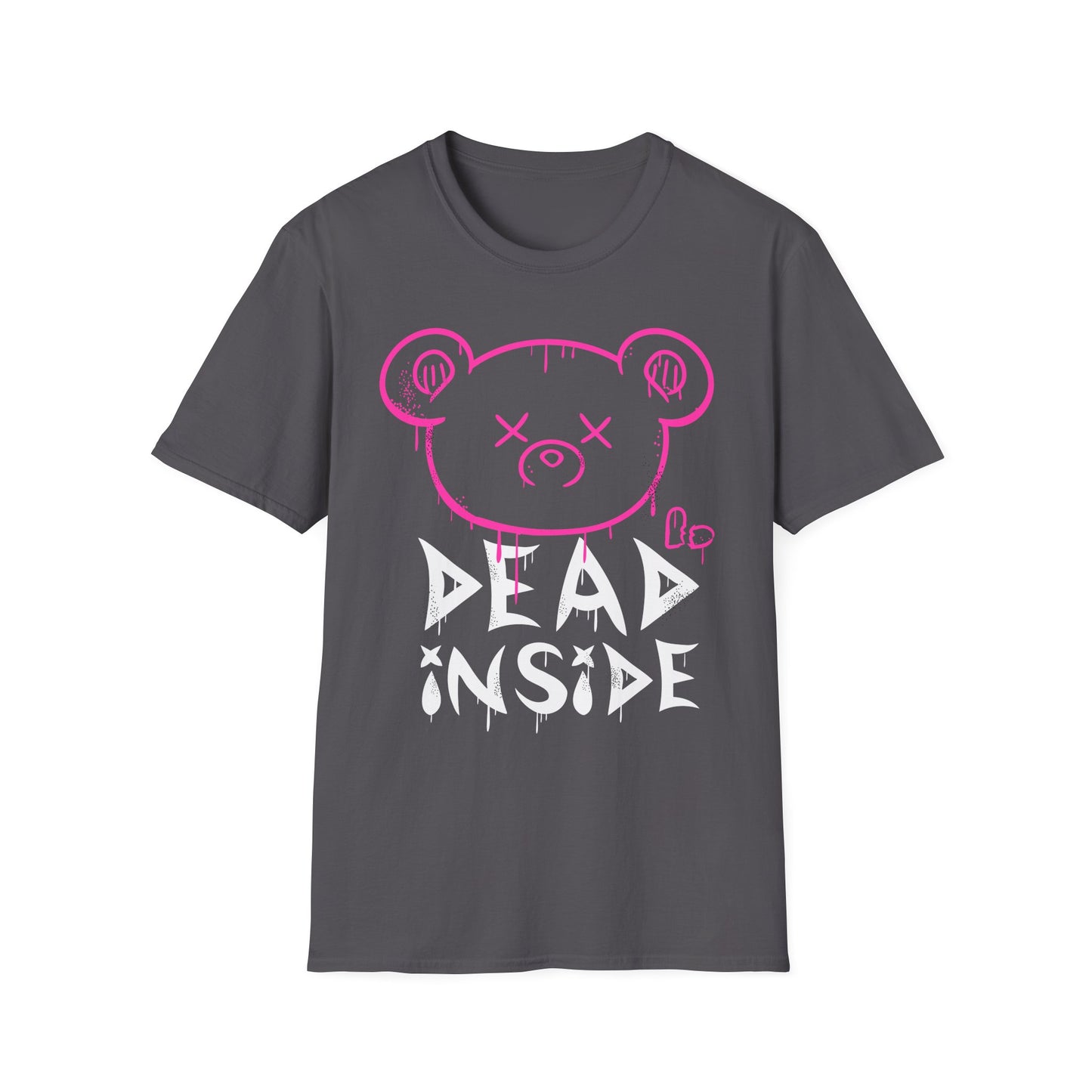 Unisex Softstyle T-Shirt - 'Dead Inside' Graphic Tee for Trendy Casual Wear