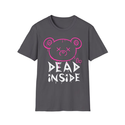 Unisex Softstyle T-Shirt - 'Dead Inside' Graphic Tee for Trendy Casual Wear