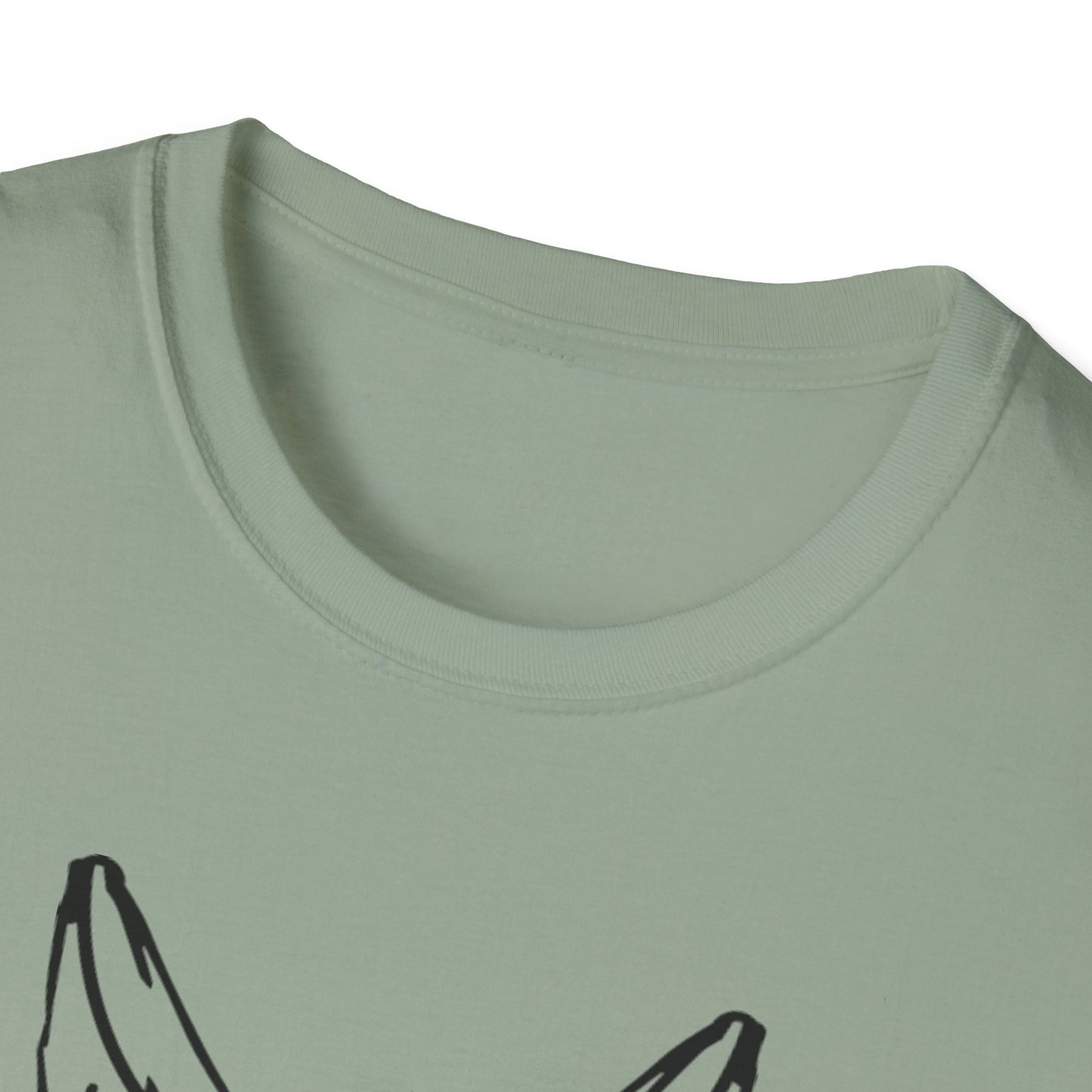 Hip Hop Bunny Graphic T-Shirt - Unisex Softstyle Tee for Music Lovers