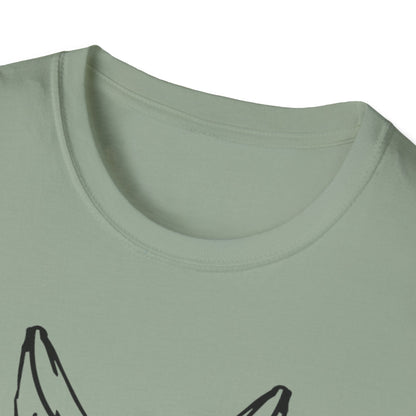 Hip Hop Bunny Graphic T-Shirt - Unisex Softstyle Tee for Music Lovers