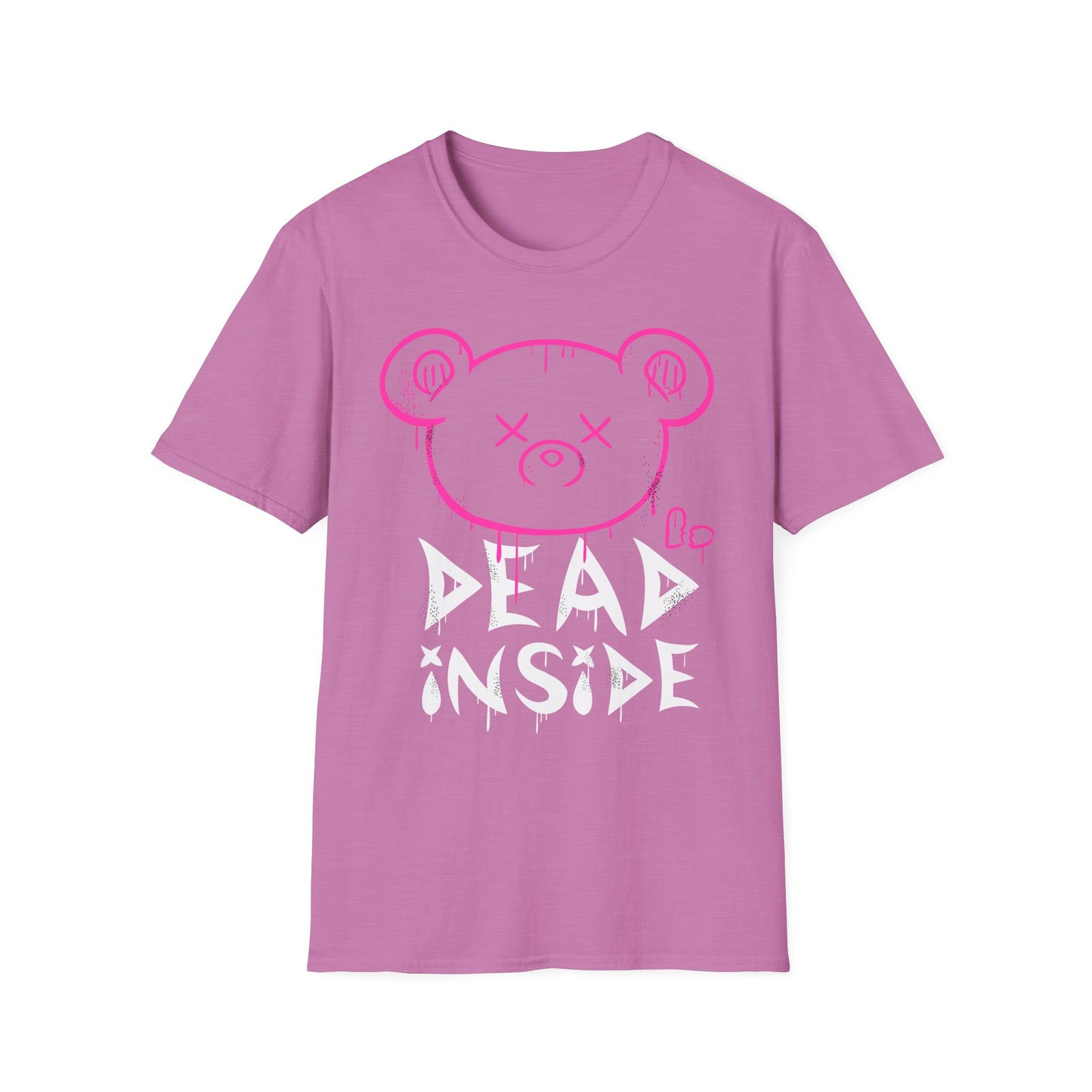 Unisex Softstyle T-Shirt - 'Dead Inside' Graphic Tee for Trendy Casual Wear