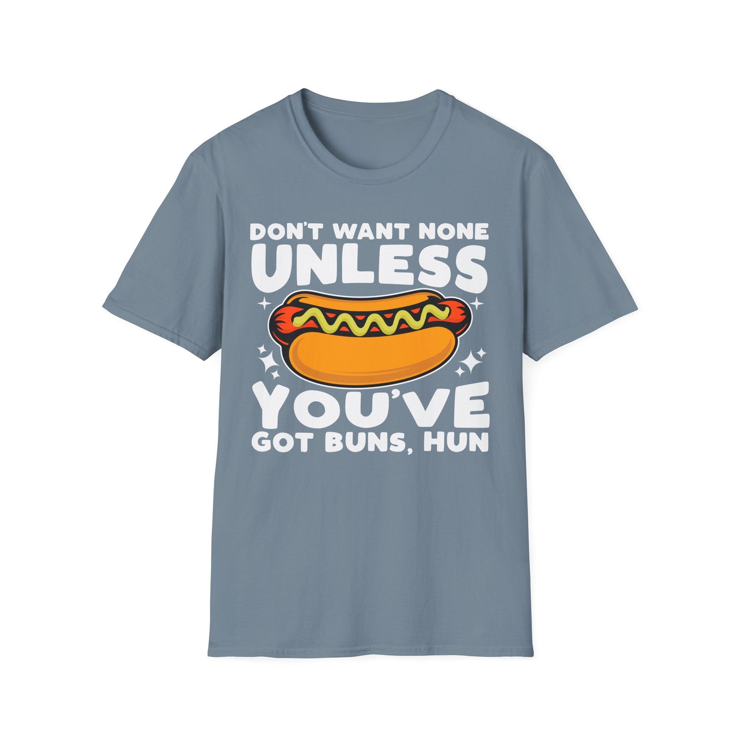 Funny Foodie Unisex T-Shirt - Hot Dog Buns Humor