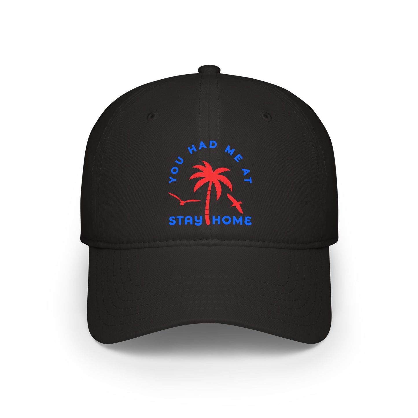 Stay Home Palm Tree Baseball Cap - Casual Summer Hat
