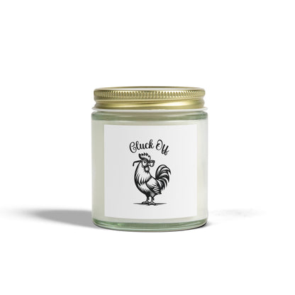 Cluck Off Scented Candle - Coconut Apricot Wax (4oz & 9oz)