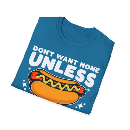 Funny Foodie Unisex T-Shirt - Hot Dog Buns Humor