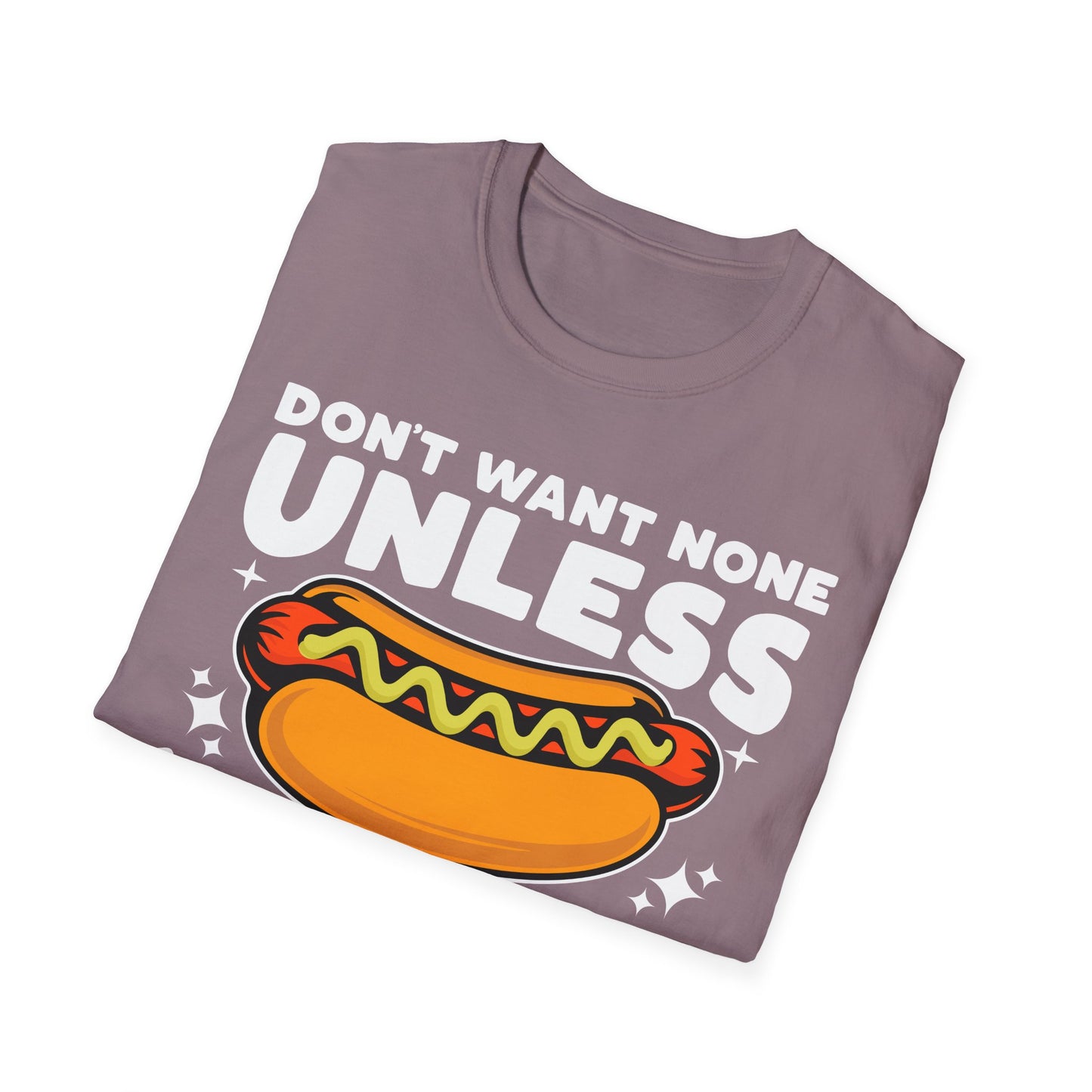 Funny Foodie Unisex T-Shirt - Hot Dog Buns Humor