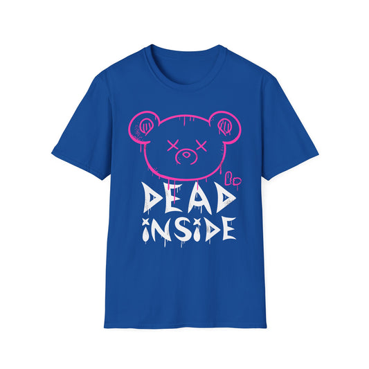 Unisex Softstyle T-Shirt - 'Dead Inside' Graphic Tee for Trendy Casual Wear