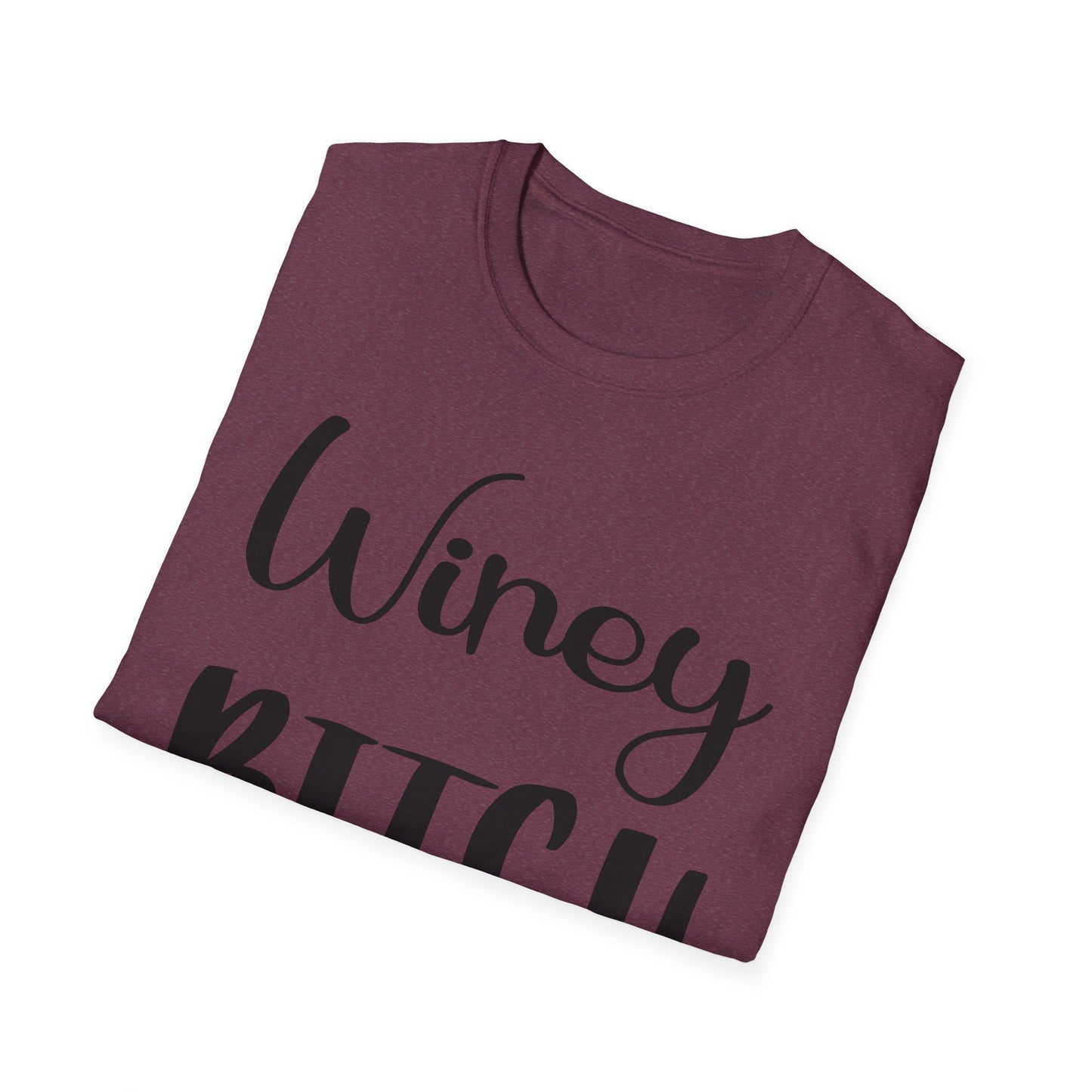 Winey Bitch Unisex Softstyle T-Shirt - Perfect for Wine Lovers & Fun Gatherings