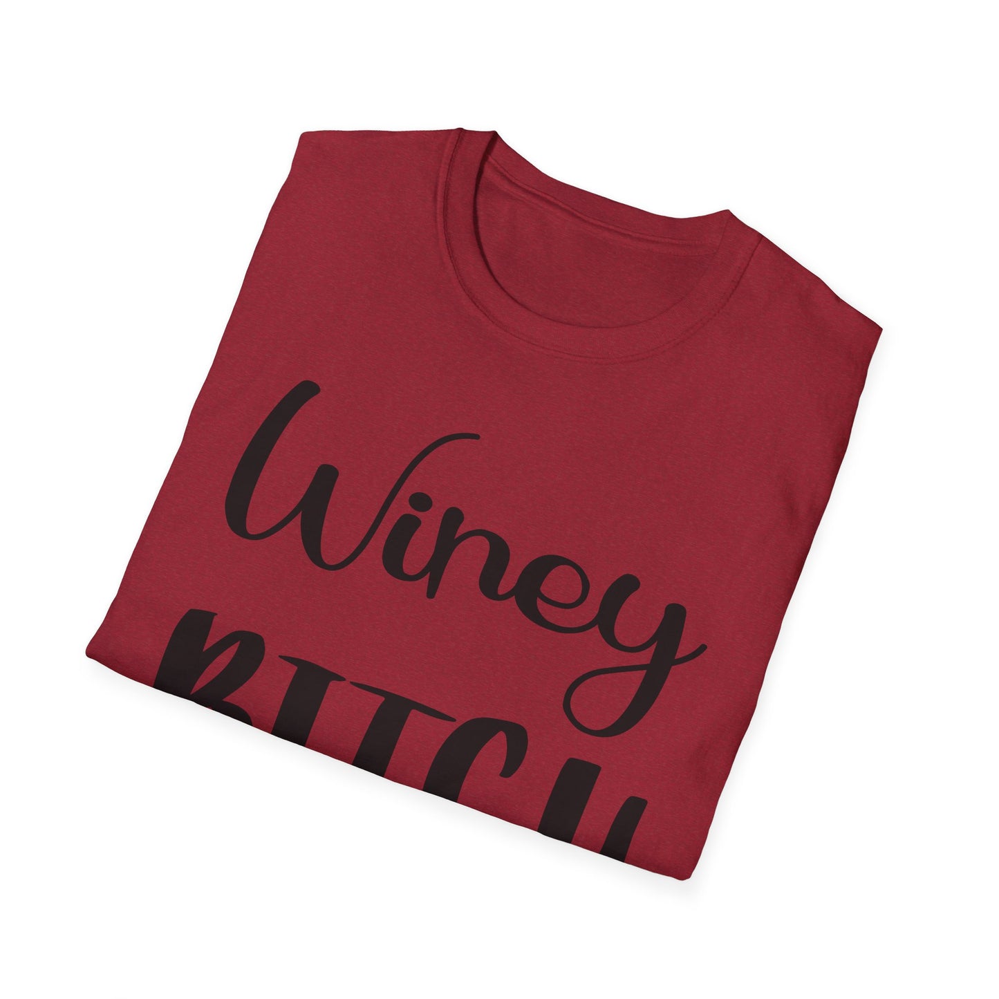 Winey Bitch Unisex Softstyle T-Shirt - Perfect for Wine Lovers & Fun Gatherings